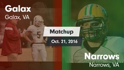 Matchup: Galax vs. Narrows  2016