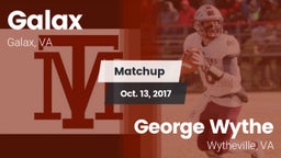 Matchup: Galax vs. George Wythe  2017