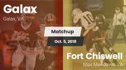 Matchup: Galax vs. Fort Chiswell  2018