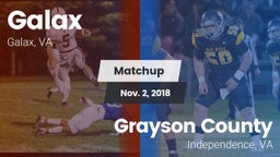 Matchup: Galax vs. Grayson County  2018