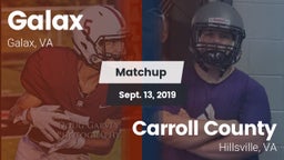 Matchup: Galax vs. Carroll County  2019