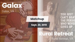Matchup: Galax vs. Rural Retreat  2019