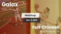 Matchup: Galax vs. Fort Chiswell  2019