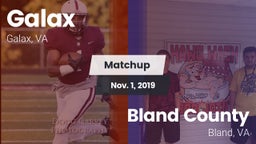 Matchup: Galax vs. Bland County  2019
