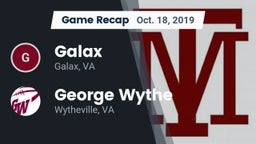 Recap: Galax  vs. George Wythe  2019