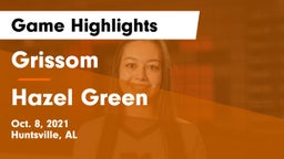 Grissom  vs Hazel Green  Game Highlights - Oct. 8, 2021