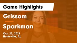 Grissom  vs Sparkman  Game Highlights - Oct. 22, 2021