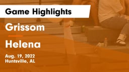 Grissom  vs Helena Game Highlights - Aug. 19, 2022