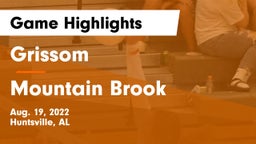 Grissom  vs Mountain Brook  Game Highlights - Aug. 19, 2022