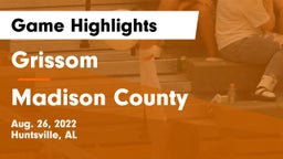 Grissom  vs Madison County Game Highlights - Aug. 26, 2022