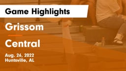 Grissom  vs Central  Game Highlights - Aug. 26, 2022