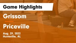 Grissom  vs Priceville Game Highlights - Aug. 29, 2022
