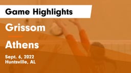 Grissom  vs Athens  Game Highlights - Sept. 6, 2022