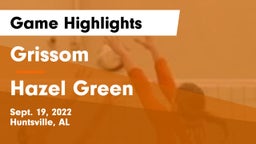 Grissom  vs Hazel Green  Game Highlights - Sept. 19, 2022