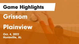 Grissom  vs Plainview Game Highlights - Oct. 4, 2022