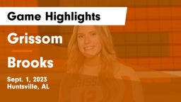 Grissom  vs Brooks  Game Highlights - Sept. 1, 2023