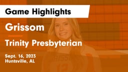 Grissom  vs Trinity Presbyterian  Game Highlights - Sept. 16, 2023
