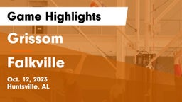 Grissom  vs Falkville  Game Highlights - Oct. 12, 2023