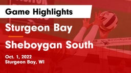 Sturgeon Bay  vs Sheboygan South  Game Highlights - Oct. 1, 2022