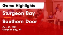 Sturgeon Bay  vs Southern Door  Game Highlights - Oct. 15, 2022