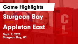 Sturgeon Bay  vs Appleton East  Game Highlights - Sept. 9, 2023
