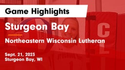 Sturgeon Bay  vs Northeastern Wisconsin Lutheran  Game Highlights - Sept. 21, 2023