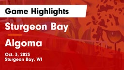 Sturgeon Bay  vs Algoma  Game Highlights - Oct. 3, 2023