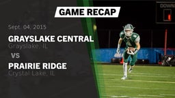 Recap: Grayslake Central  vs. Prairie Ridge  2015