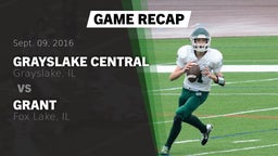 Recap: Grayslake Central  vs. Grant  2016