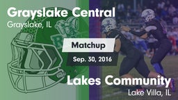 Matchup: Grayslake Central vs. Lakes Community  2016