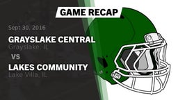 Recap: Grayslake Central  vs. Lakes Community  2016