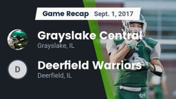 Recap: Grayslake Central  vs. Deerfield Warriors 2017