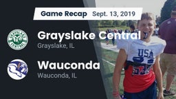 Recap: Grayslake Central  vs. Wauconda  2019