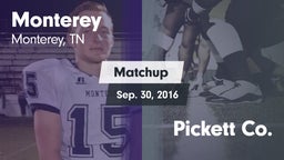 Matchup: Monterey vs. Pickett Co. 2016