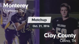 Matchup: Monterey vs. Clay County  2016