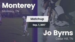 Matchup: Monterey vs. Jo Byrns 2017