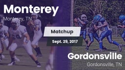 Matchup: Monterey vs. Gordonsville  2017