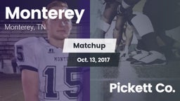 Matchup: Monterey vs. Pickett Co.  2017