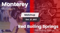Matchup: Monterey vs. Red Boiling Springs  2017