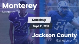Matchup: Monterey vs. Jackson County  2018