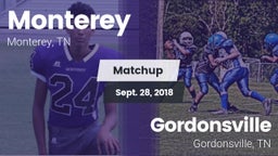 Matchup: Monterey vs. Gordonsville  2018