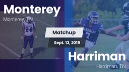 Matchup: Monterey vs. Harriman  2019