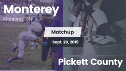 Matchup: Monterey vs. Pickett County 2019