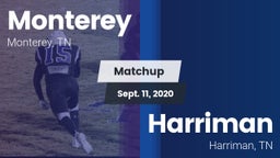 Matchup: Monterey vs. Harriman  2020