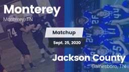 Matchup: Monterey vs. Jackson County  2020