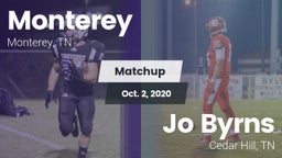 Matchup: Monterey vs. Jo Byrns  2020