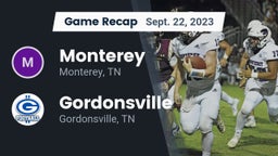 Recap: Monterey  vs. Gordonsville  2023