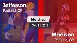 Matchup: Jefferson vs. Madison  2016