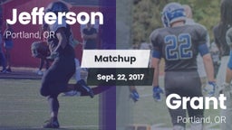 Matchup: Jefferson vs. Grant  2017
