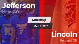 Matchup: Jefferson vs. Lincoln  2017